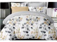 Idina Leaf Pattens Quilt Cover Set