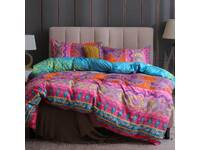 Queen Size Cassia Boho Mandala Quilt Cover Set