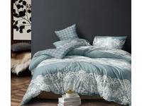Ramsey duck egg blue Quilt Cover Set ( Queen / King / Double  / Single  )