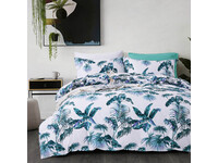 Hawaii tropical palm tree Quilt Cover Set (Double Size )