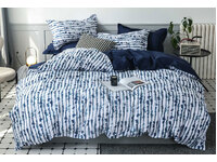 Last Stock -  Queen Size Orla Blue Quilt Cover Set