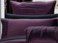 Plume Purple European Pillowcases (Twin Pack)