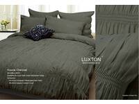LAST ONE - Koocia Charcoal King size Quilt Cover Set