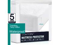 Super King size Terry Cotton Waterproof Mattress Protector