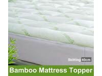 Double Size Luxton Bamboo Mattress Topper