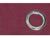 Apartmento Olivia Red Eyelet Curtains (Size: 120x213cm)