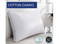 Luxton Prestige Pillow with Japara Cotton Casing cover (Single Pack)
