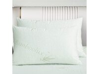 Luxton Bamboo Waterproof Pillow Protector  (Twin Pack)
