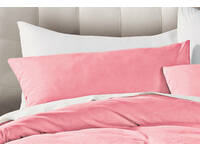Vintage Washed Pink Cuffed Standard Pillowcase (Single Pack)