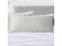 Linen Beige Organic Bamboo King Size Pillowcases Pair