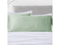Sage Green Organic Bamboo King Size Pillowcases Pair