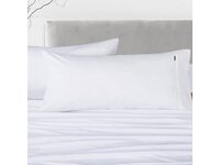 White Organic Bamboo King Size Pillowcases Pair