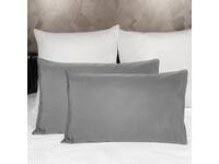 Charcoal Grey King Size Pillowcases Pair