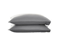 King Size Pillowcase - Charcoal Grey (PAIR)