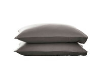 King Size Pillowcase - Dark Grey (PAIR)