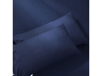 King Size Pillowcase - Navy Blue (PAIR)