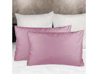 Pink King Size Pillowcases Pair