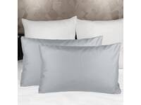 Light Grey King Size Pillowcases Pair