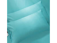 King Size Pillowcase - Turquoise (PAIR)
