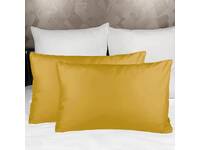 Yellow King Size Pillowcases Pair