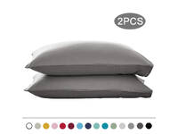 Luxton Pure Soft Queen Size Pillowcases Pair Pack