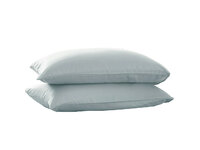 Queen Size Pillowcase - Silver Grey (PAIR)