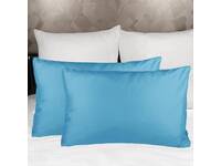 Sky Blue Standard Size Pillowcases Pair