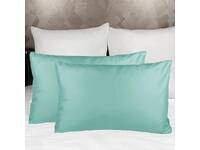 Turquoise Blue Standard Size Pillowcases Pair