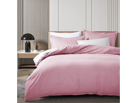 Double Size Pure Soft Quilt Cover Set (Pink Color)