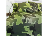 Single Size Camouflage Green Quilt Cover Set (Last One)