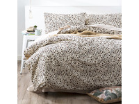 Park Avenue Snow Leopard Egyptian Cotton Flannelette Quilt Cover Set
