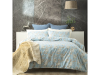 Park Avenue Egyptian Cotton Flannelette Quilt cover set (Protea)