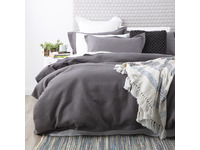 Super King Size Castle Rock Perennial Cotton Waffle Quilt Cover set