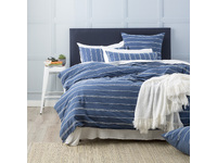 Double Size Renee Taylor Hudson Blue Quilt Cover Set