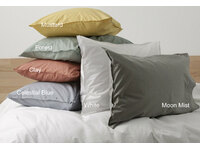 Renee Taylor Lorimer 300TC Stone Washed Cotton Quilt Cover Set