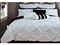 Fantine White Quilt Cover Set
