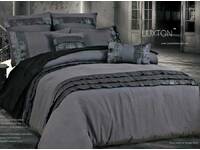 Autry Stone Grey Quilt Cover Set King / Queen Size