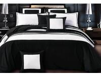 King Size Rossier Striped Quilt Cover Set