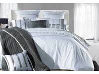 white Nova Sequins Quilt Cover / doona cover Set