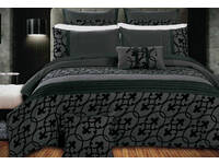 Luxton Dursley Charcoal Grey Quilt Cover Set
