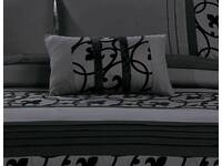 Dursley Charcoal Black Breakfast / Oblong Cushion Cover (ea)