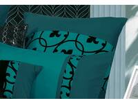 European Pillowcases for Lyde Teal Set  (Twin Pack)