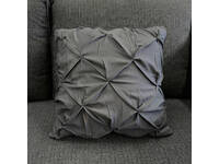 Luxton Fantine Charcoal Square Cushion Cover 
