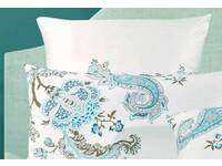 Blue Paisley European pillowcases Pair