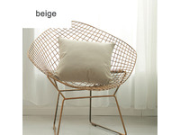 Cotton Canvas Cushion Cover - Beige
