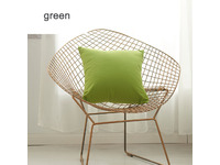 Cotton Canvas Cushion Cover - Green