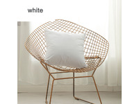 Cotton Canvas Cushion Cover - White