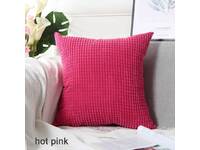 Corduroy Cushion Cover - Hot Pink