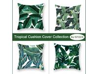43x43cm Tropical Plant Palm Leaves Cushion Cover Collection