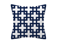 Navy Hamptons Cushion Cover - 4